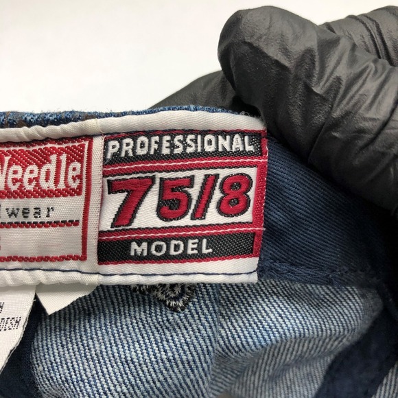 Vintage Atlanta Braves Hat Cap Fitted Mens 7 5/8 Blue Brown MLB Baseball 90s - Picture 8 of 9